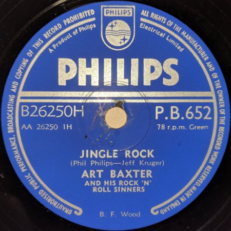 ART BAXTER - Rocknroll nur auf Schellack !!!