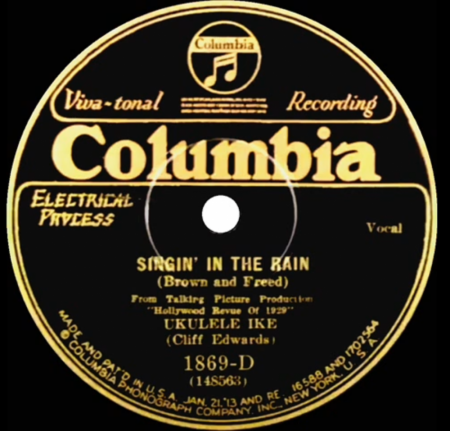 CLIFF EDWARDS "Ukulele Ike"