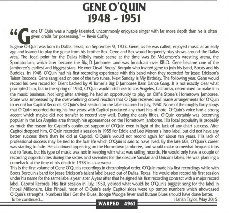 GENE O'QUIN