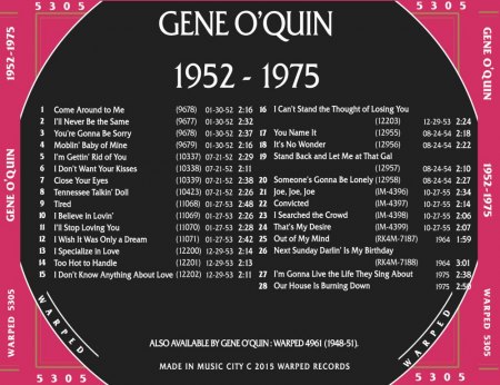 GENE O'QUIN