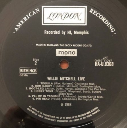 WILLIE MITCHELL