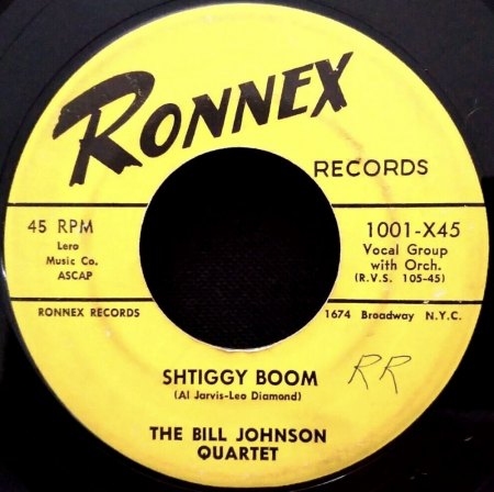 BILL JOHNSON QUARTET