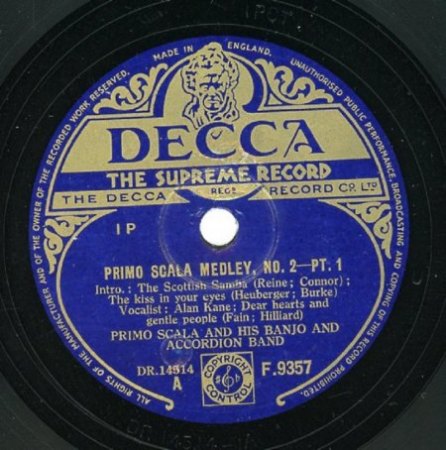 PRIMO SCALA (Harry Bidgood)