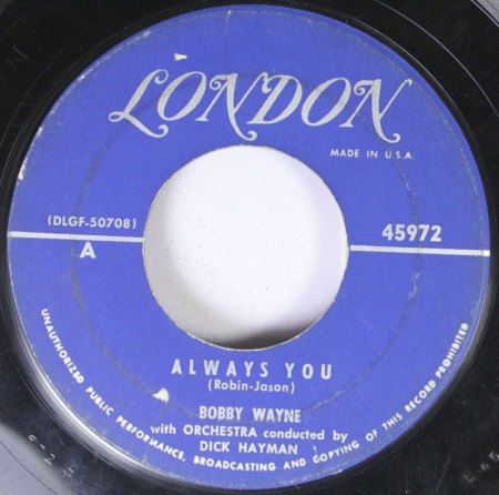 BOBBY WAYNE