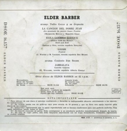 ELDER BARBER