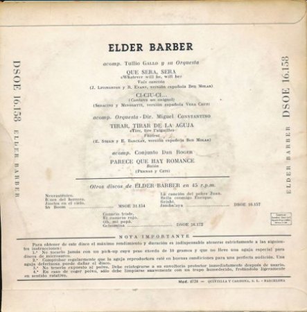 ELDER BARBER