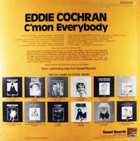 EDDIE COCHRAN - LP's