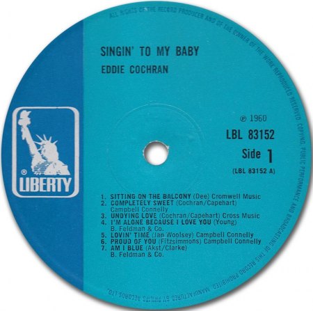 EDDIE COCHRAN - LP's