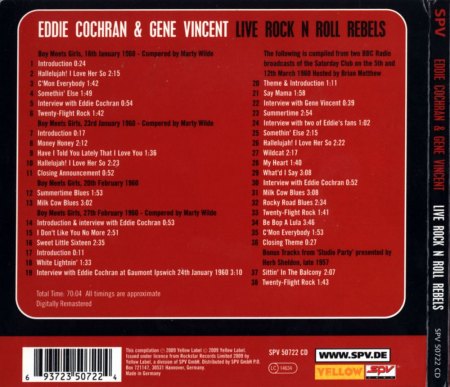 Eddie Cochran auf CD