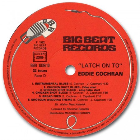 EDDIE COCHRAN - LP's