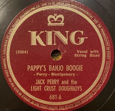 JACK PERRY AND THE LIGHT CRUST DOUGHBOYS