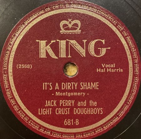 JACK PERRY AND THE LIGHT CRUST DOUGHBOYS