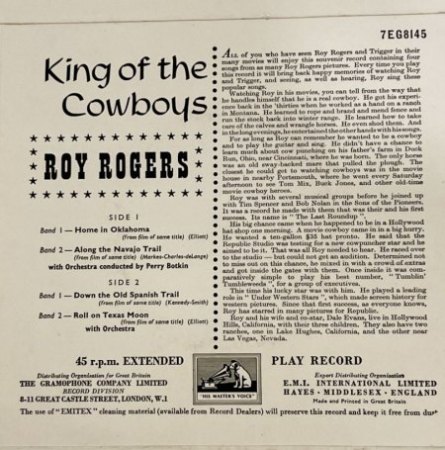 ROY ROGERS (King Of The Cowboys) & Dale Evans