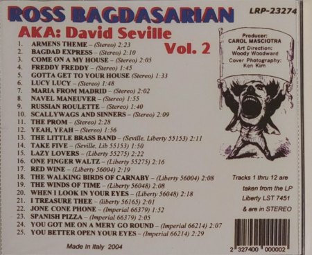 DAVID SEVILLE (Ross Bagdasarian)