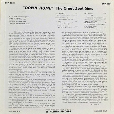 ZOOT SIMS