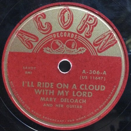 MARYLYN SCOTT (R&B) - MARY DELOATCH (Gospel)