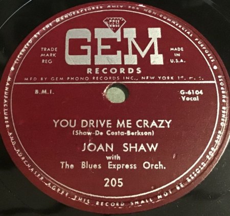 JOAN SHAW