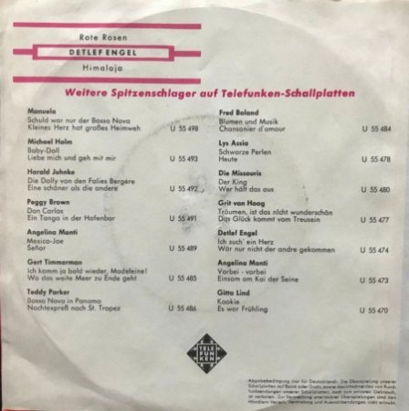 DETLEF ENGEL: Die fast komplette Single Kollektion