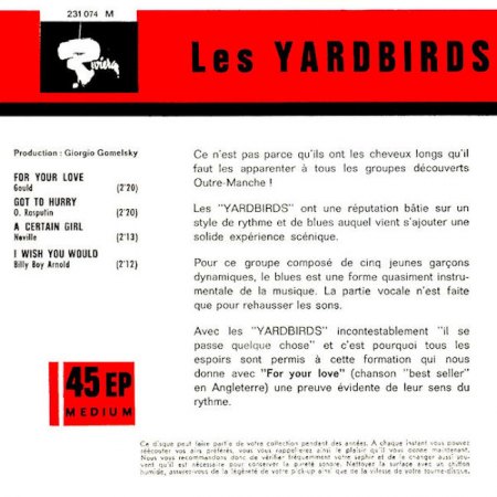The YARDBIRDS
