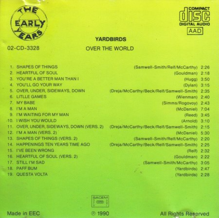 The YARDBIRDS