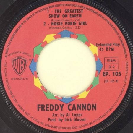 FREDDY CANNON - weltweite EPs