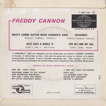 FREDDY CANNON - weltweite EPs