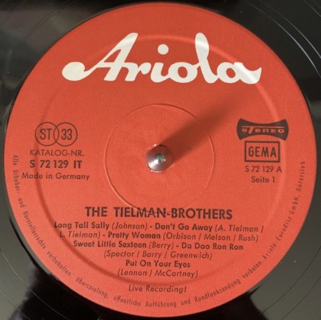 THE TIELMAN BROTHERS (Disco & Bio #27)