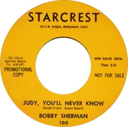 BOBBY SHERMAN
