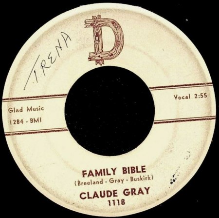 CLAUDE GRAY