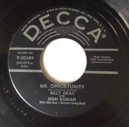 BILLY GRAY & his Western Okies