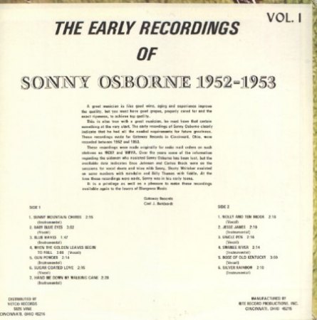 SONNY OSBORNE