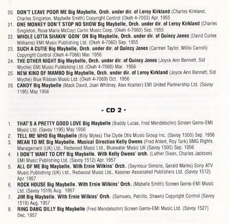 BIG MAYBELLE (Smith) - R&B Woman (6)