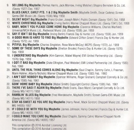 BIG MAYBELLE (Smith) - R&B Woman (6)