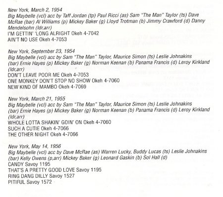 BIG MAYBELLE (Smith) - R&B Woman (6)