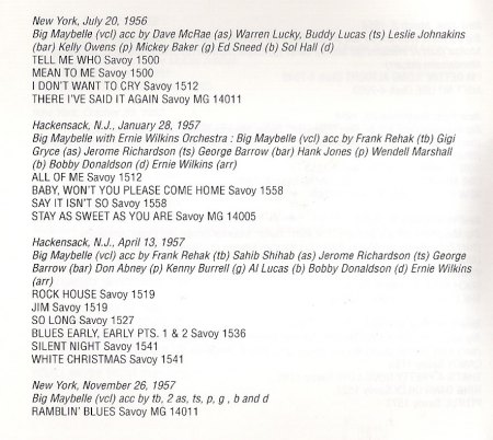 BIG MAYBELLE (Smith) - R&B Woman (6)