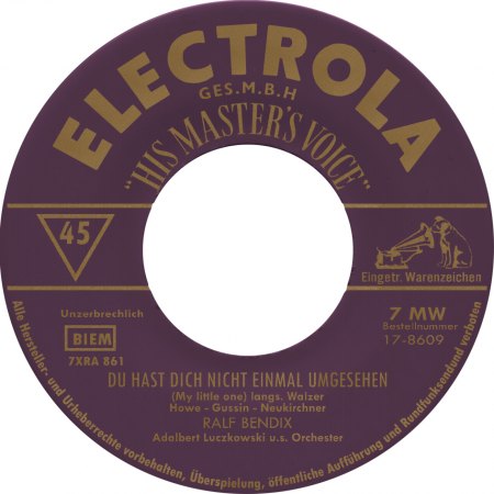 Ralf Bendix_Du hast dich nicht einmal umgesehen_Electrola-8609_Germany.jpg