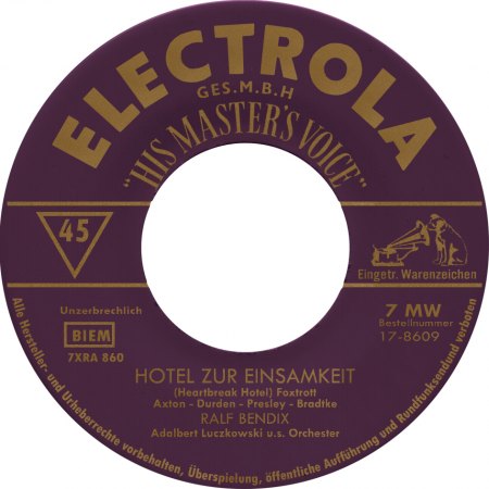 Ralf Bendix_Hotel Zur Einsamkeit_Electrola-8609_Germany_L.jpg