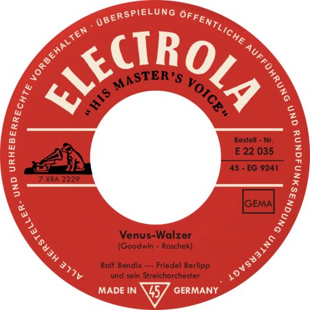 Ralf Bendix_Venus Walzer_Electrola-22035_Germany_L.jpg
