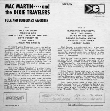 MAC MARTIN & the DIXIE TRAVELERS