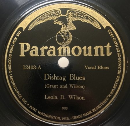 LEOLA "Coot Grant" WILSON/COOT GRANT/WESLEY WILSON
