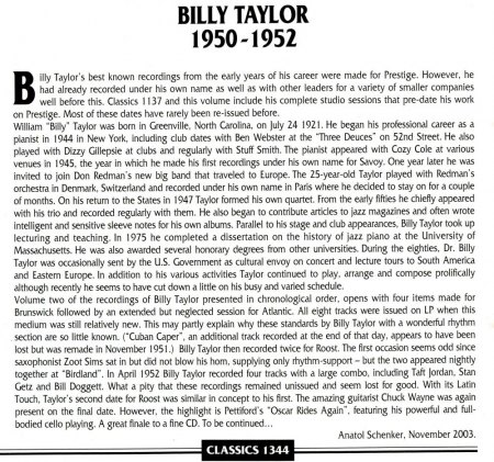BILLY TAYLOR