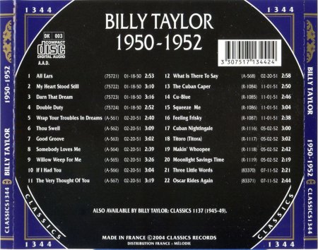 BILLY TAYLOR