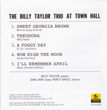 BILLY TAYLOR