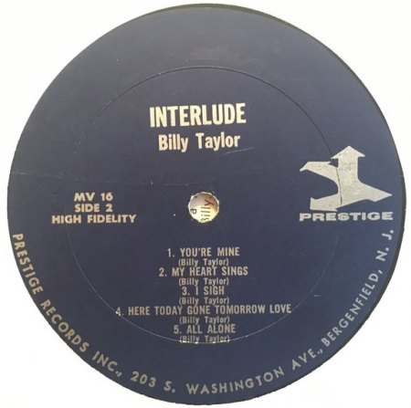 BILLY TAYLOR