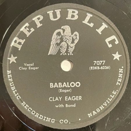 CLAY EAGER