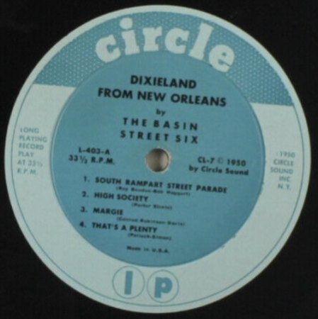 GEORGE GIRARD - Basin Street Six