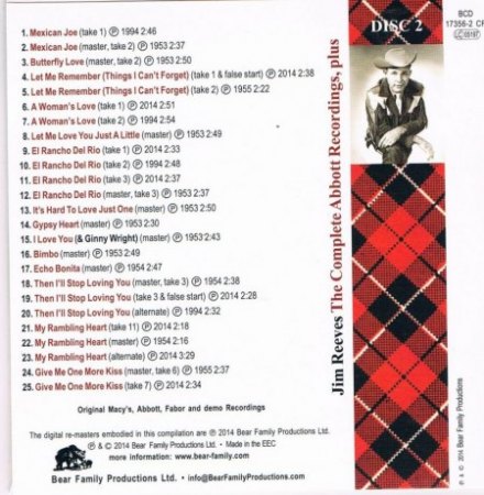 JIM REEVES - CD's