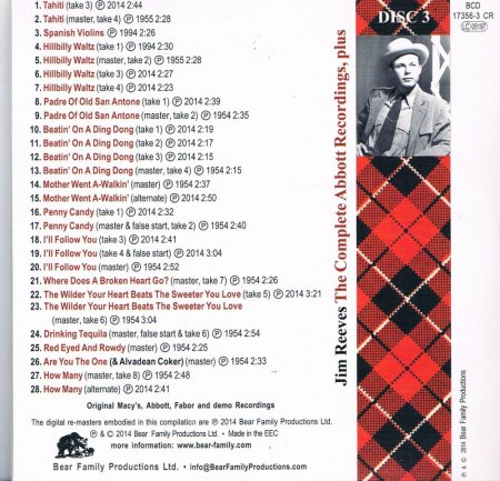 JIM REEVES - CD's