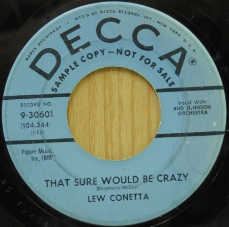 LEW CONETTA (Lew Carey)