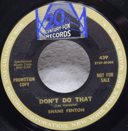 SHANE FENTON & THE FENTONES